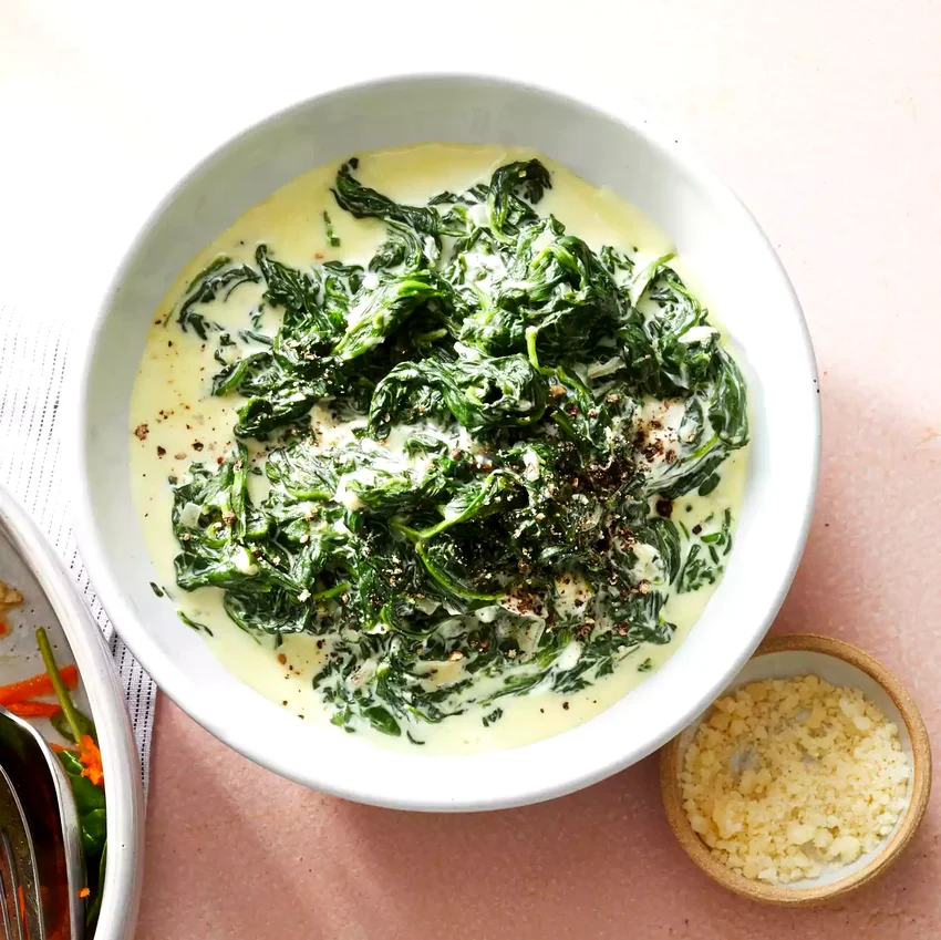 Easy Creamed Spinach