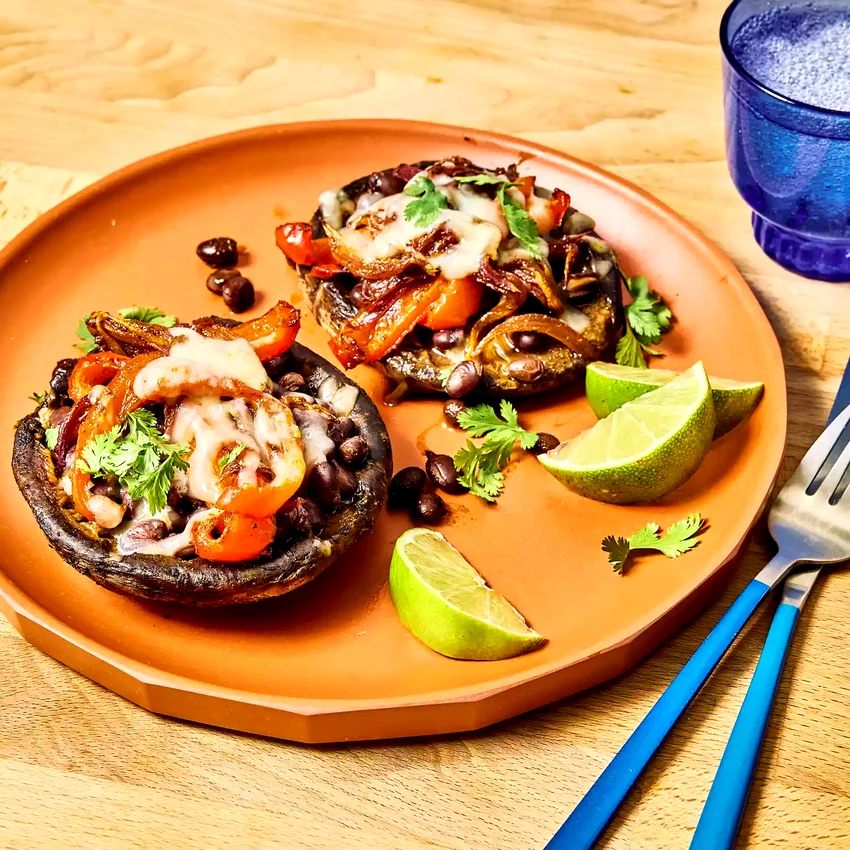Fajita-Stuffed Portobello Mushrooms