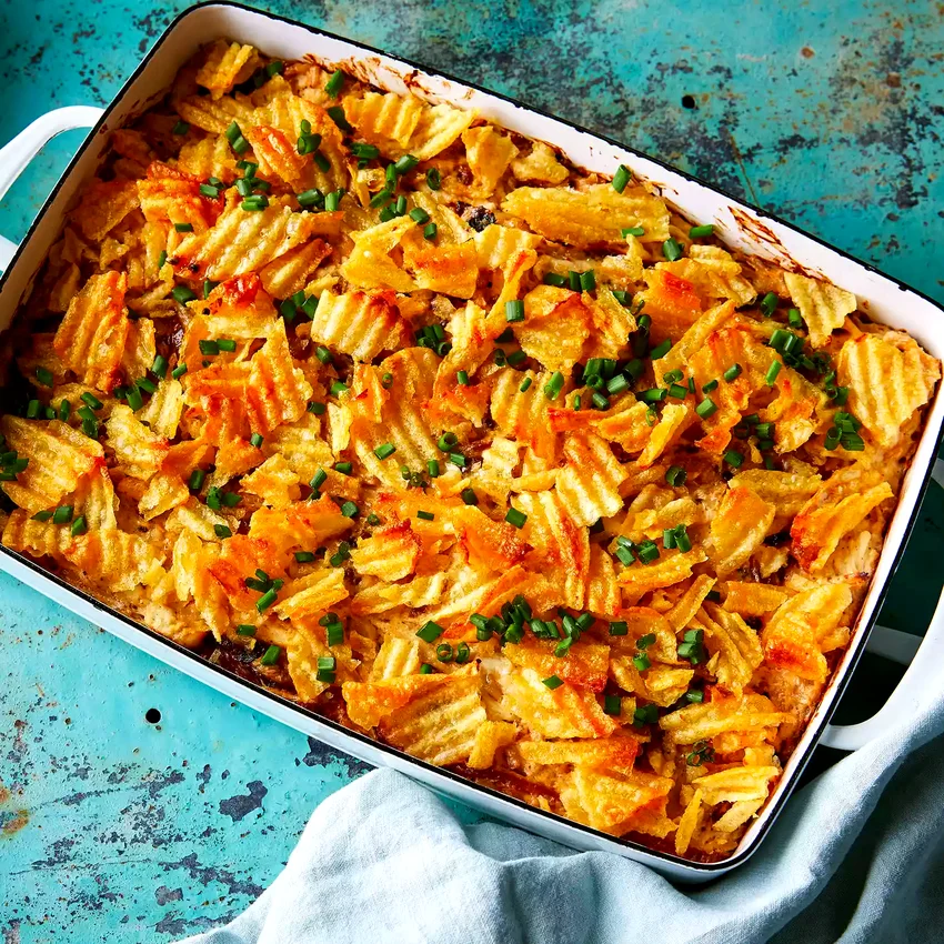 French Onion Dip Chicken & Rice Casserole
