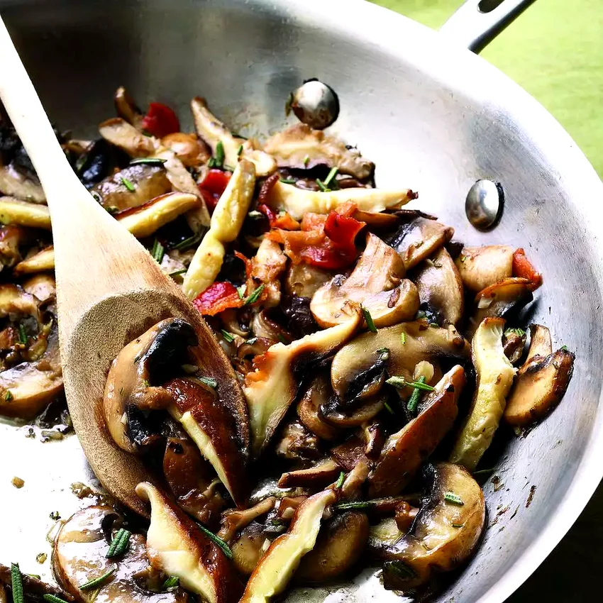 Garlic-Rosemary Mushrooms