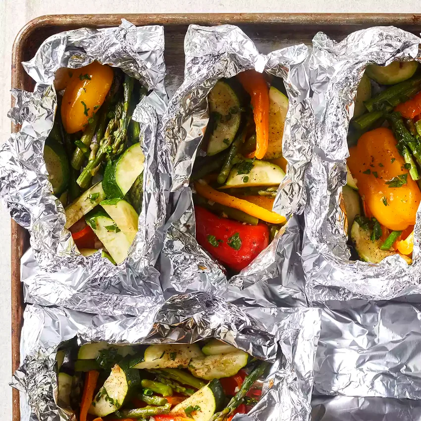 Grilled Vegetables In Foil