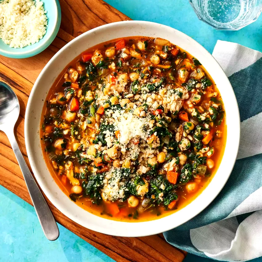 Hearty Chickpea & Spinach Stew