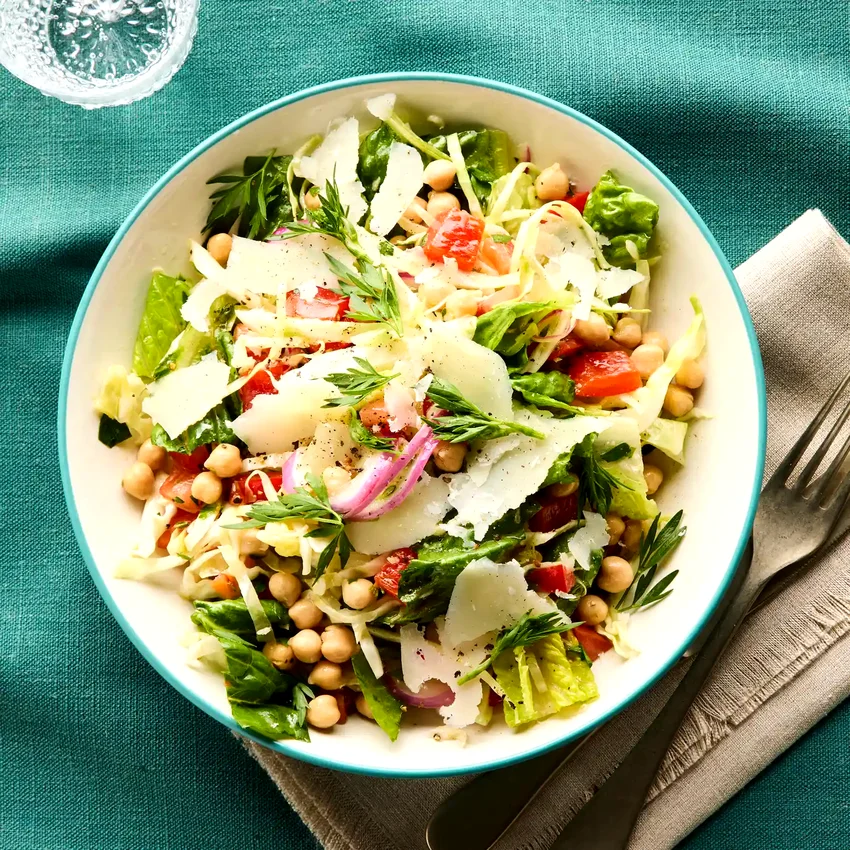 Herb-Marinated Veggie & Chickpea Salad