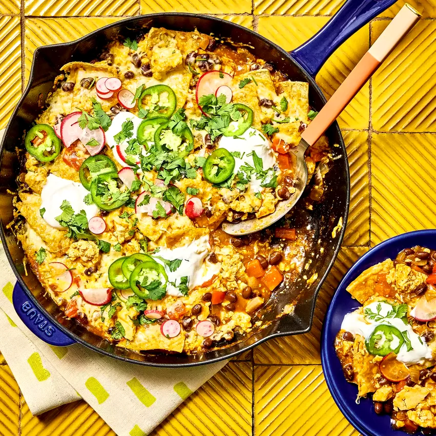 High-Protein Enchilada Skillet