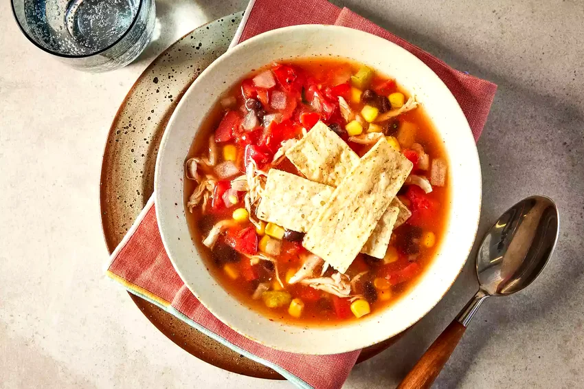 High-Protein Tex-Mex Chicken Soup