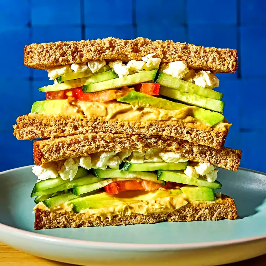High-Protein Veggie Sandwich