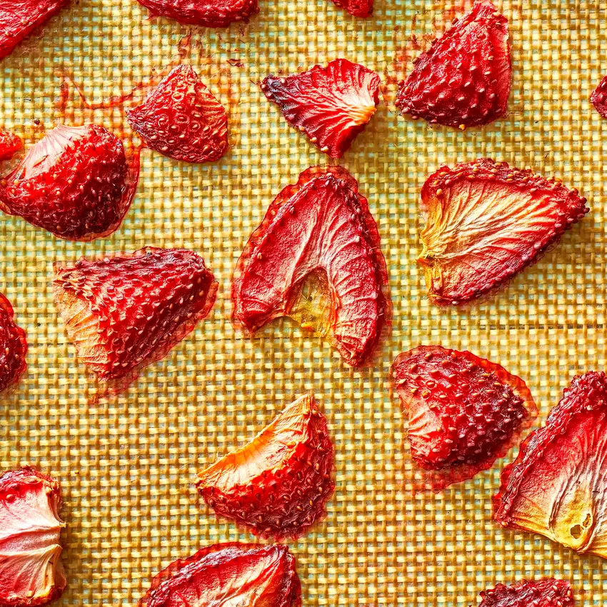 Homemade Oven-Dried Strawberries