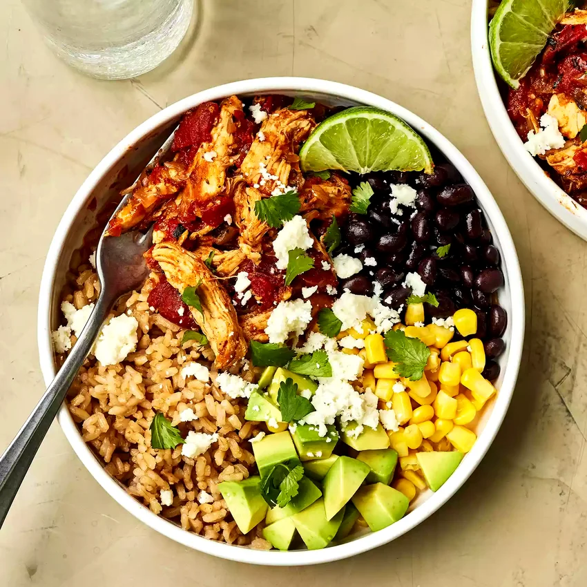 Instant-Pot Chicken Burrito Bowl
