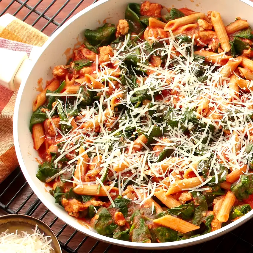 Italian-Style Turkey & Penne Skillet