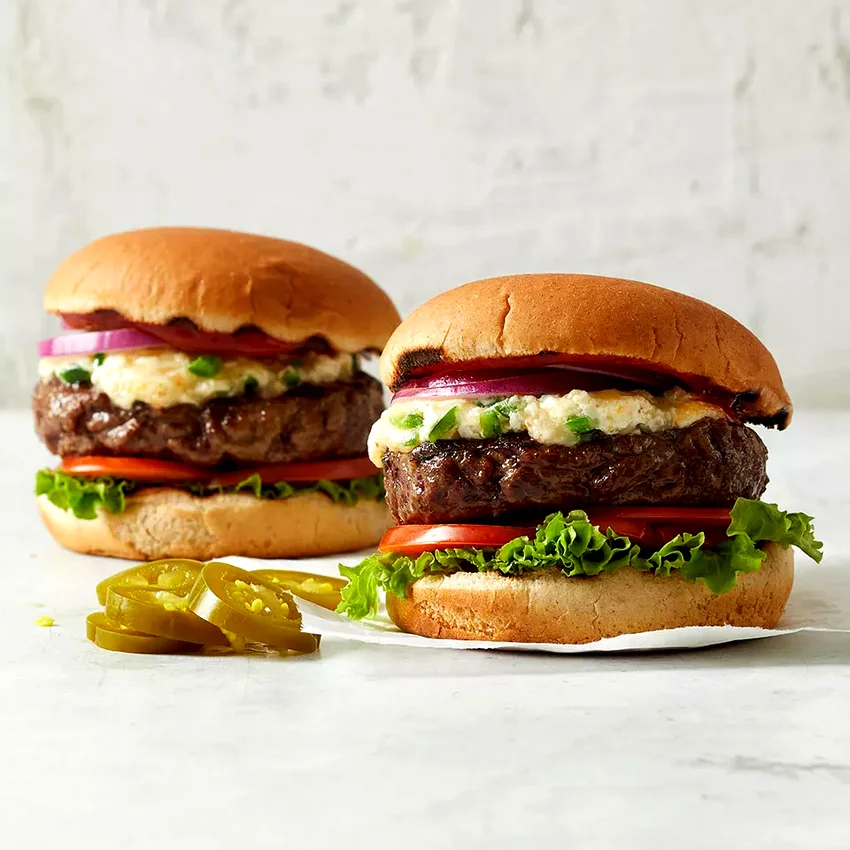 Jalapeño Popper Burgers