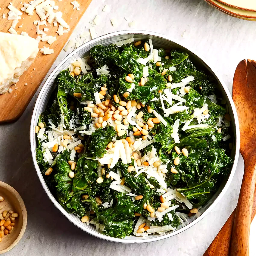 Kale Salad with Balsamic & Parmesan