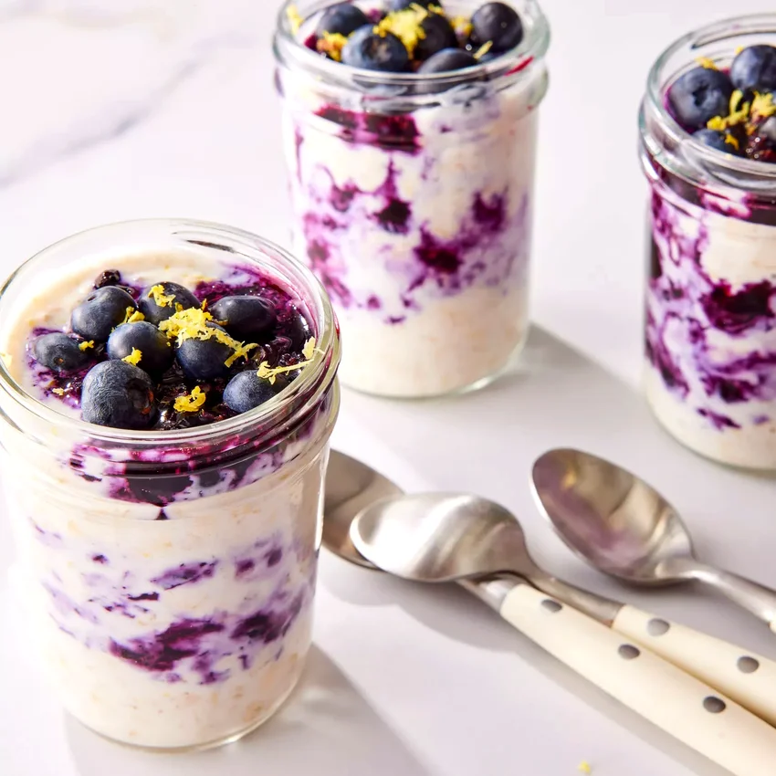 Lemon-Blueberry Overnight Oats