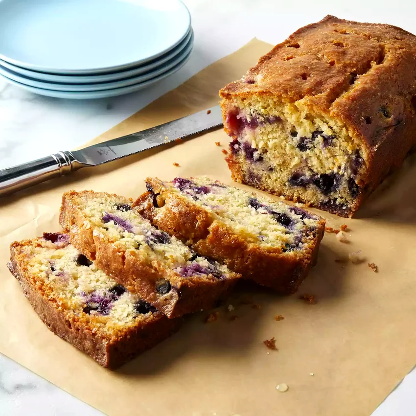 Lemon-Blueberry Poke Cake