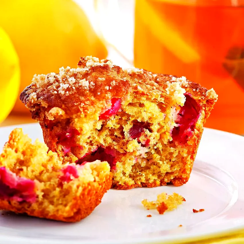 Lemon-Cranberry Muffins