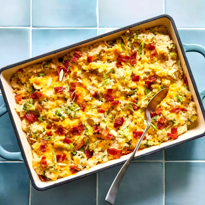 Loaded Broccoli & Chicken Casserole