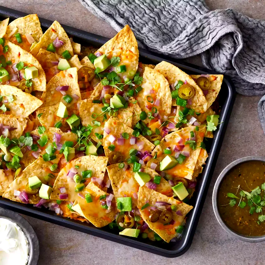 Loaded Sheet-Pan Nachos