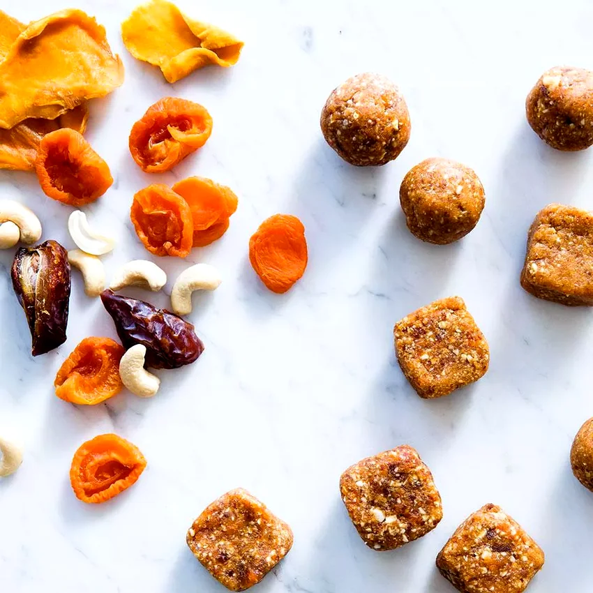 Mango-Date Energy Bites