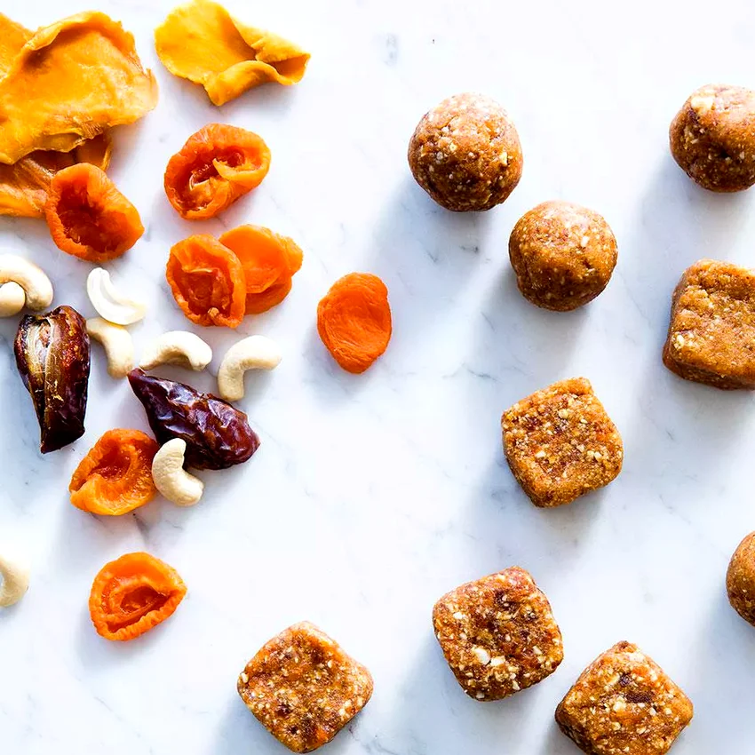 Mango-Date Energy Bites