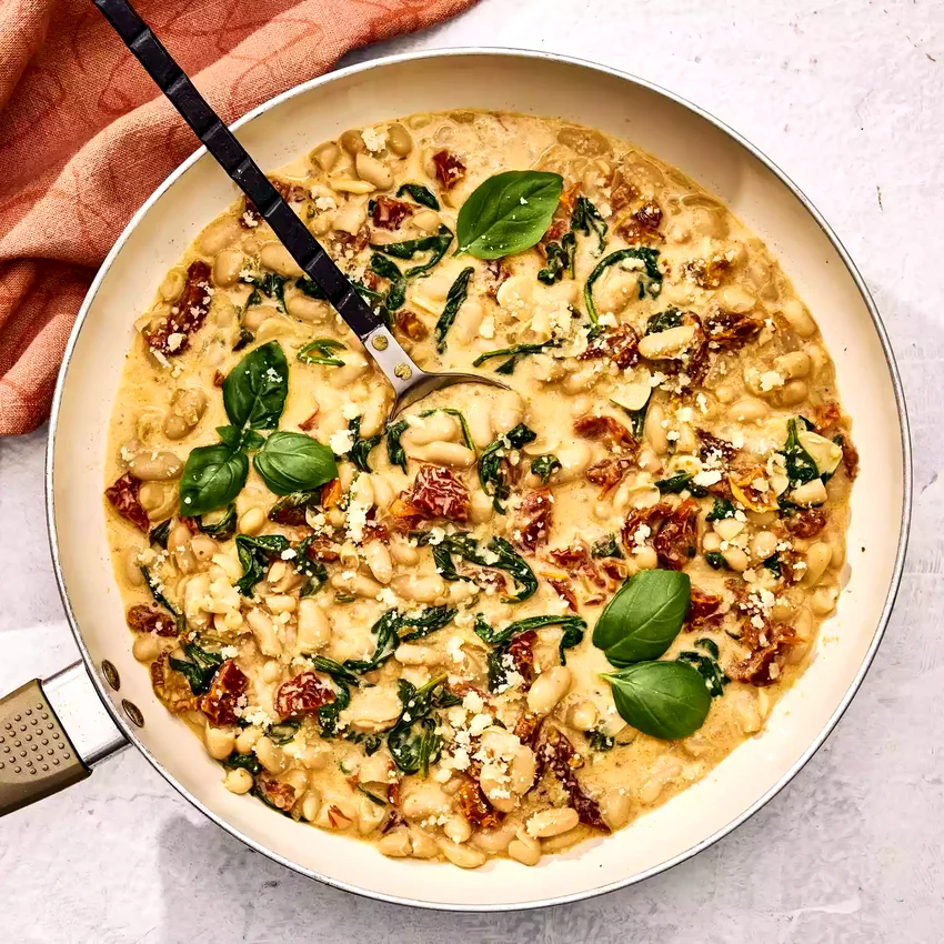 Marry Me White Bean & Spinach Skillet
