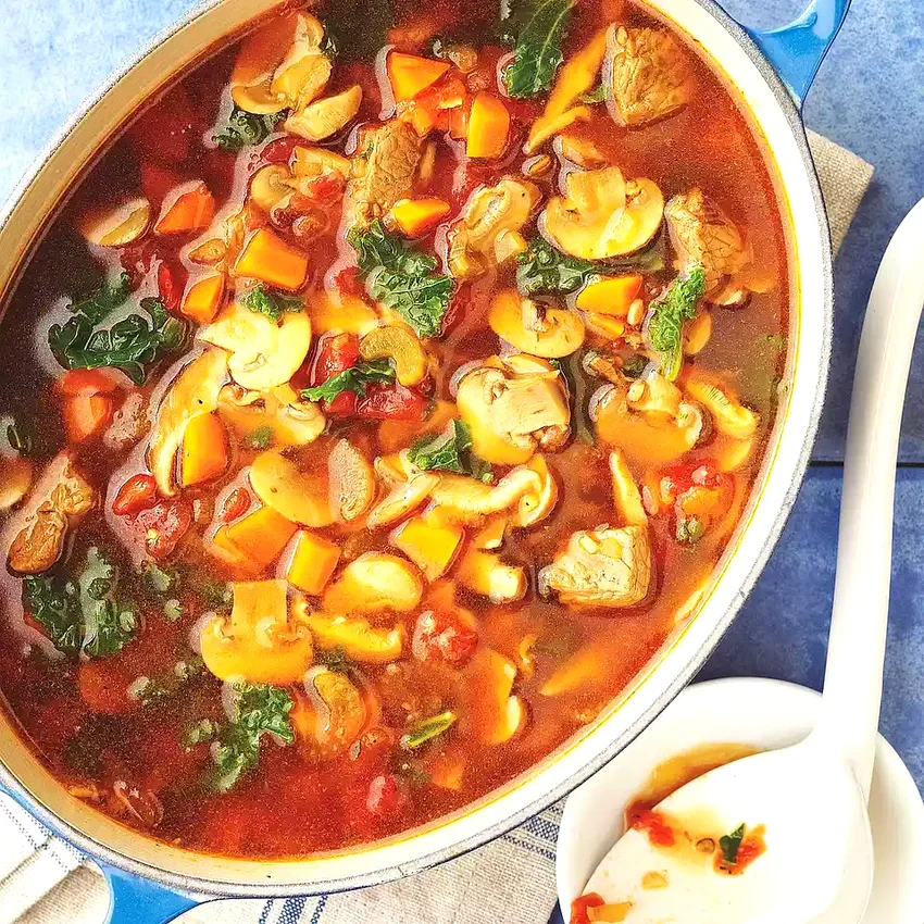 Mushroom and Beef Soup