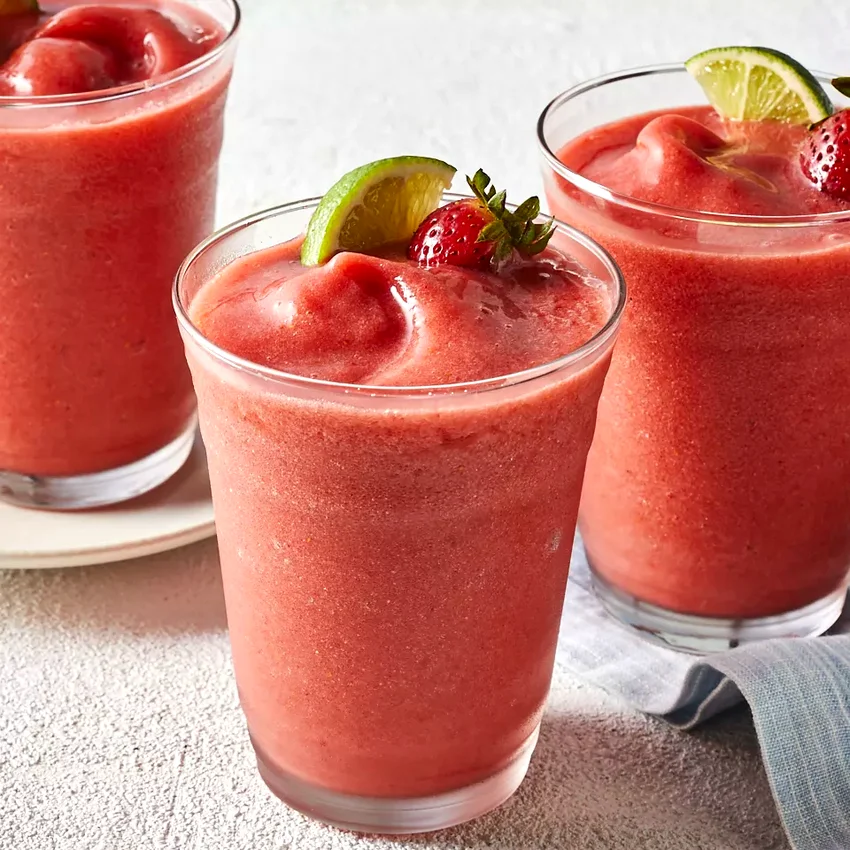 Nonalcoholic Strawberry Margaritas