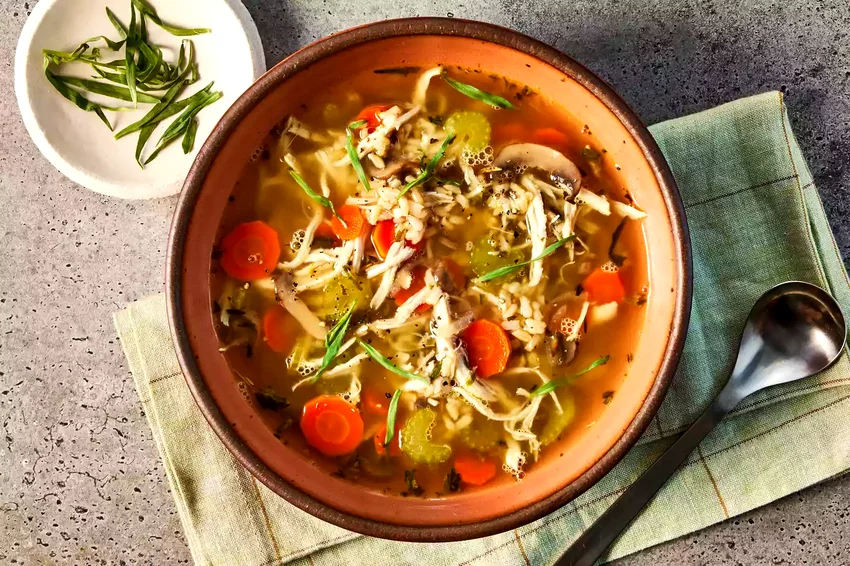One-Pot Chicken & Rice Soup