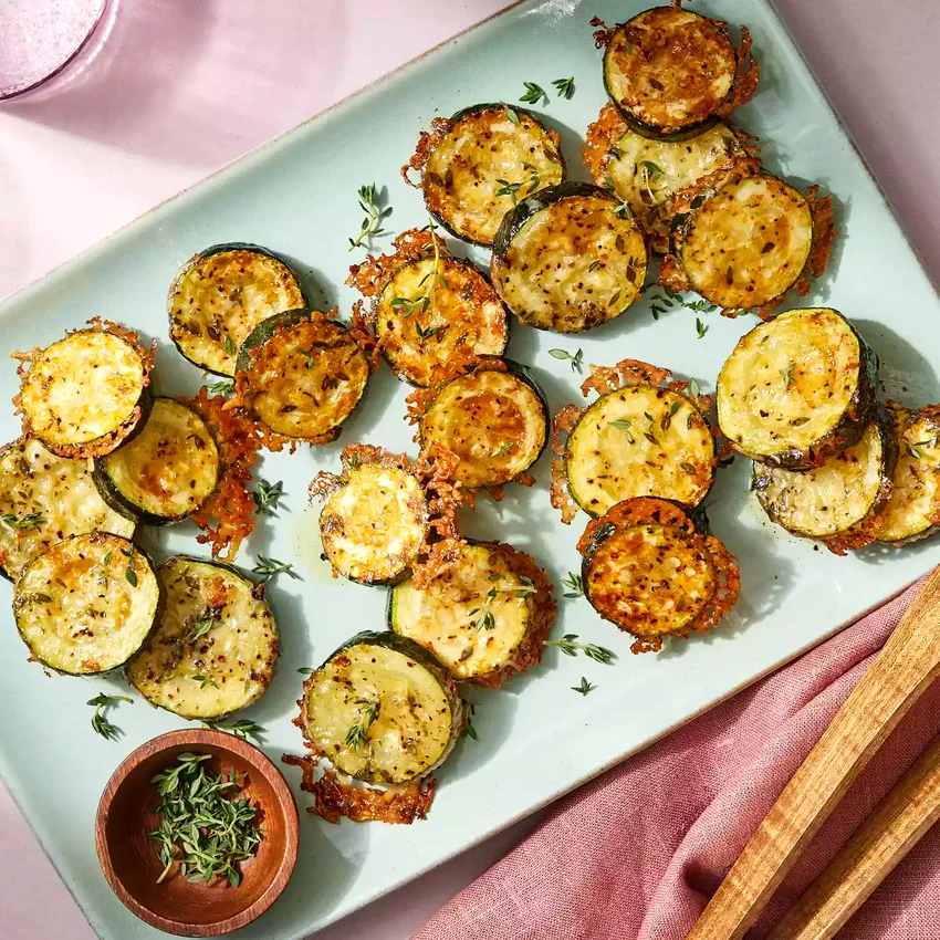 Parmesan-&-Herb-Crusted Zucchini