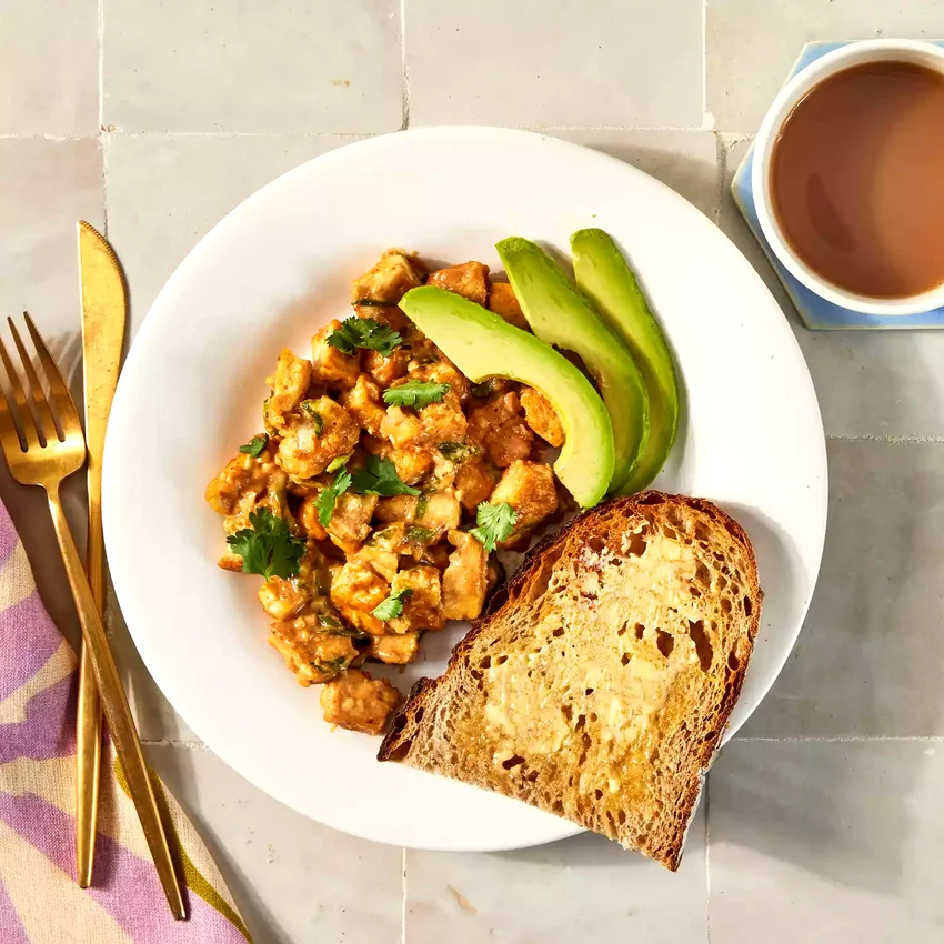 Peanut-Ginger Tofu Scramble