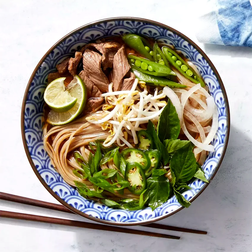 Pho-Inspired Beef Noodle Soup