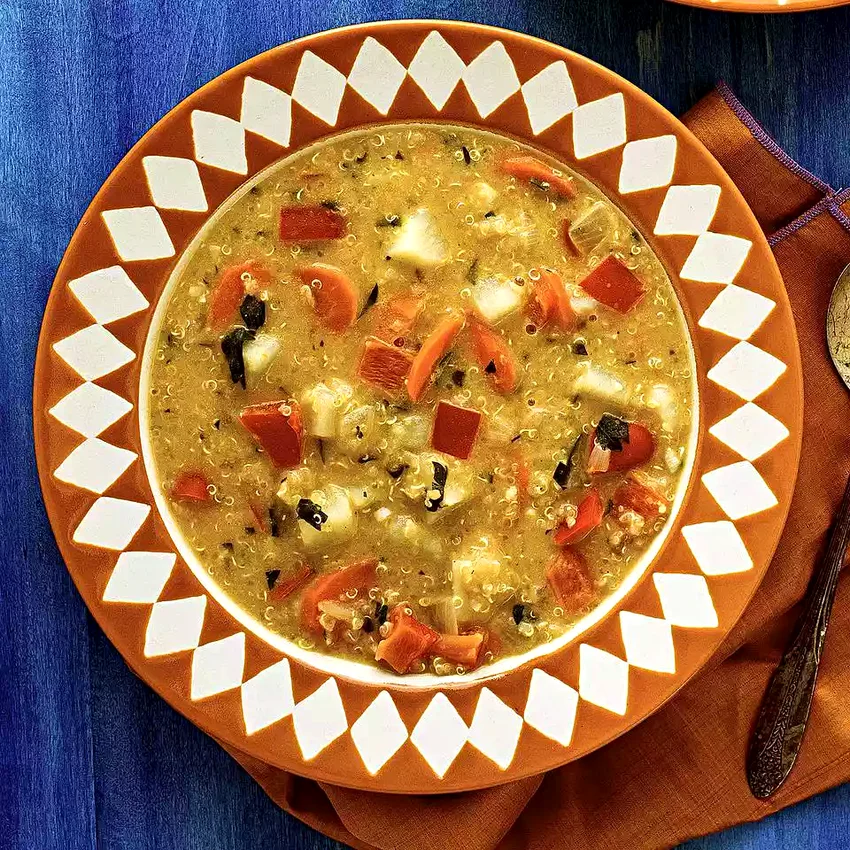 Quinoa Peanut Soup (Sopa de Mani)