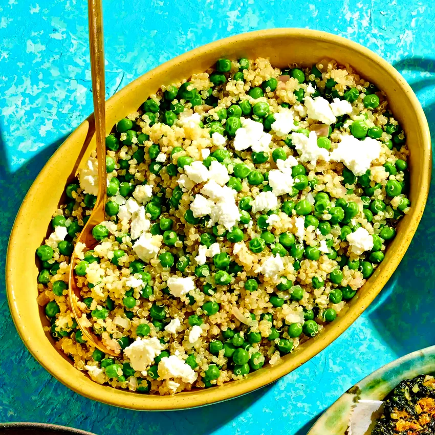 Quinoa with Peas & Lemon