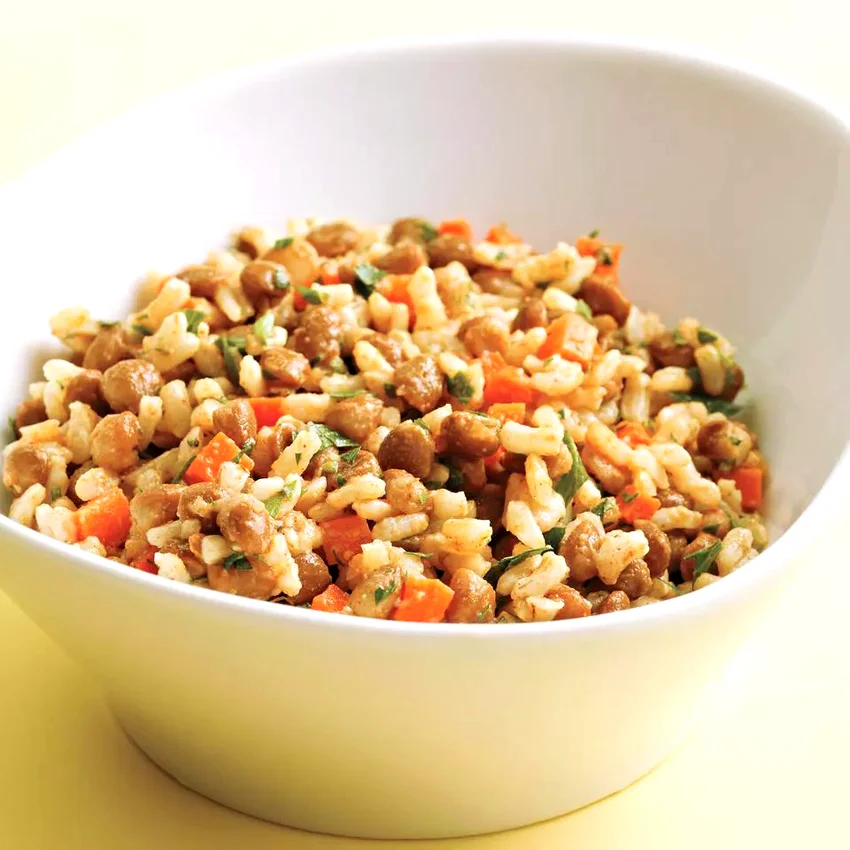 Rice & Lentil Salad