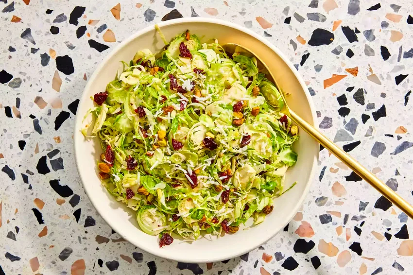 Shaved Brussels Sprouts Salad