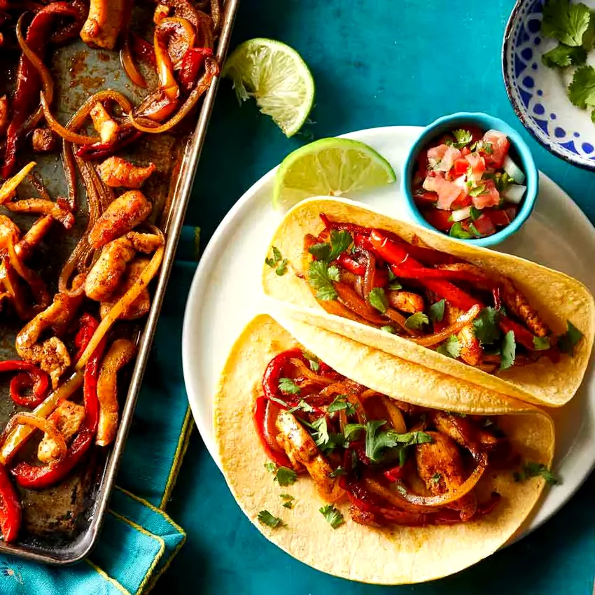 Sheet-Pan Chicken Fajitas