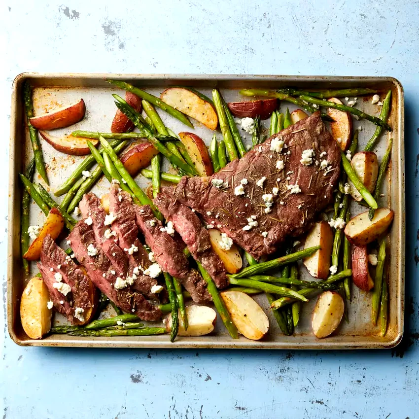 Sheet-Pan Steak & Potatoes