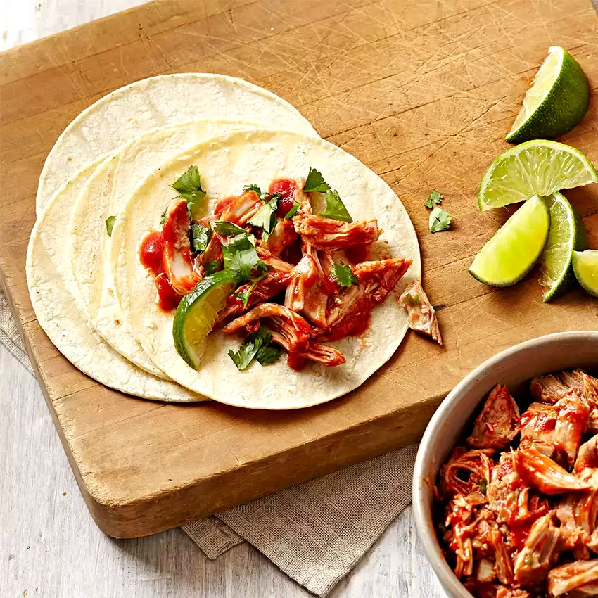 Shredded Chicken Tacos