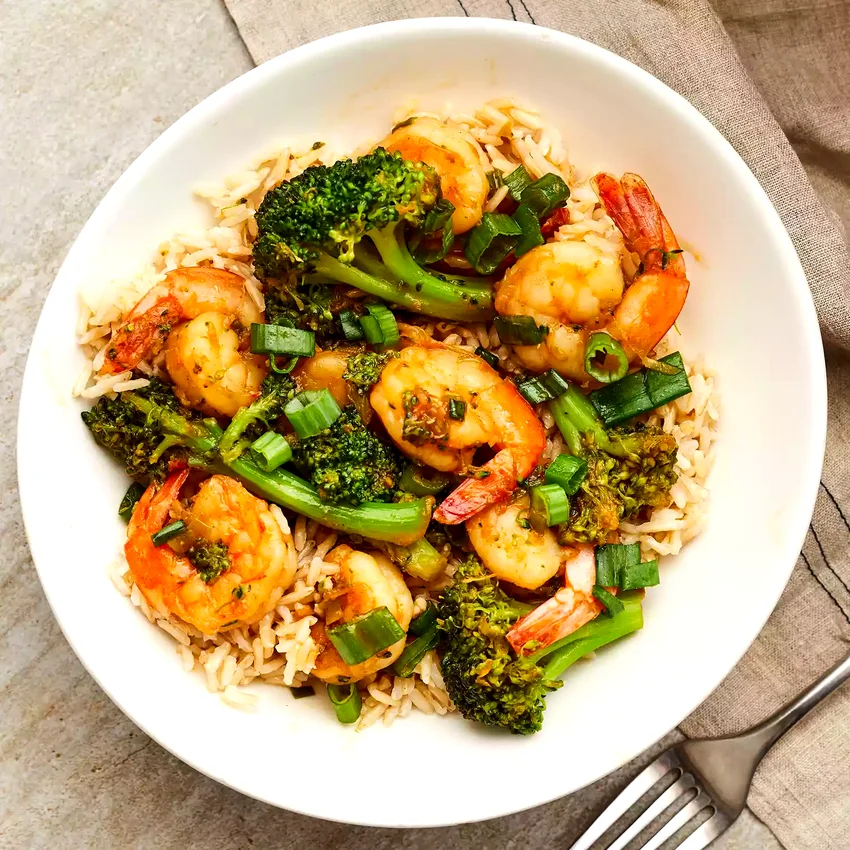 Shrimp & Broccoli Stir-Fry