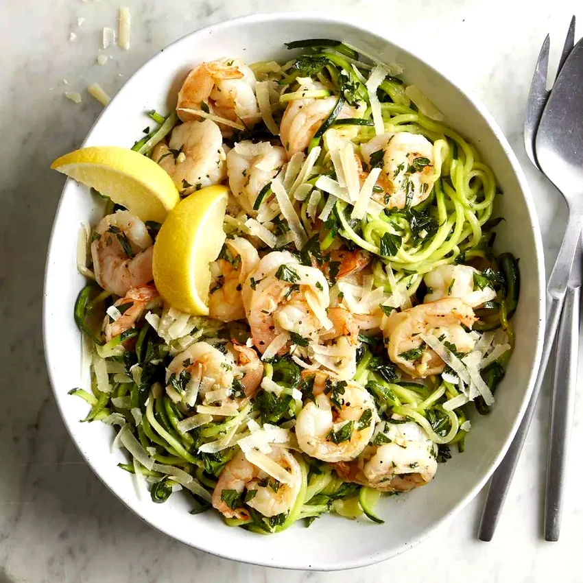 Shrimp Scampi Zoodles