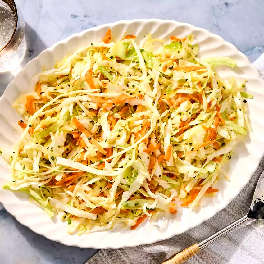 Simple Carrot & Cabbage Salad