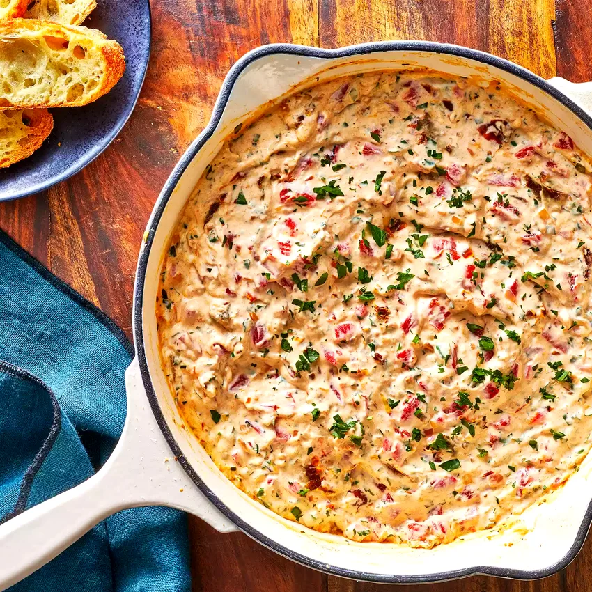 Skillet Sun-Dried Tomato Dip