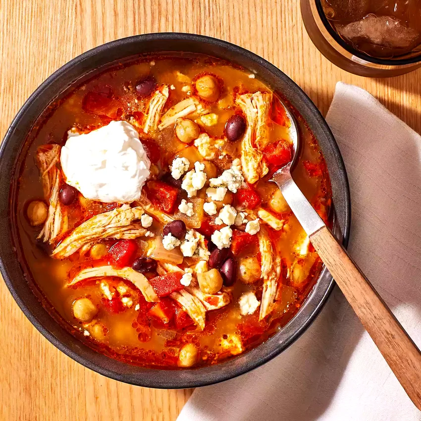 Slow-Cooker Buffalo Chicken Chili