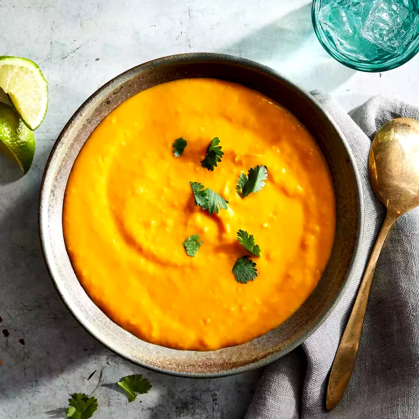 Slow-Cooker Curried Butternut Squash Soup