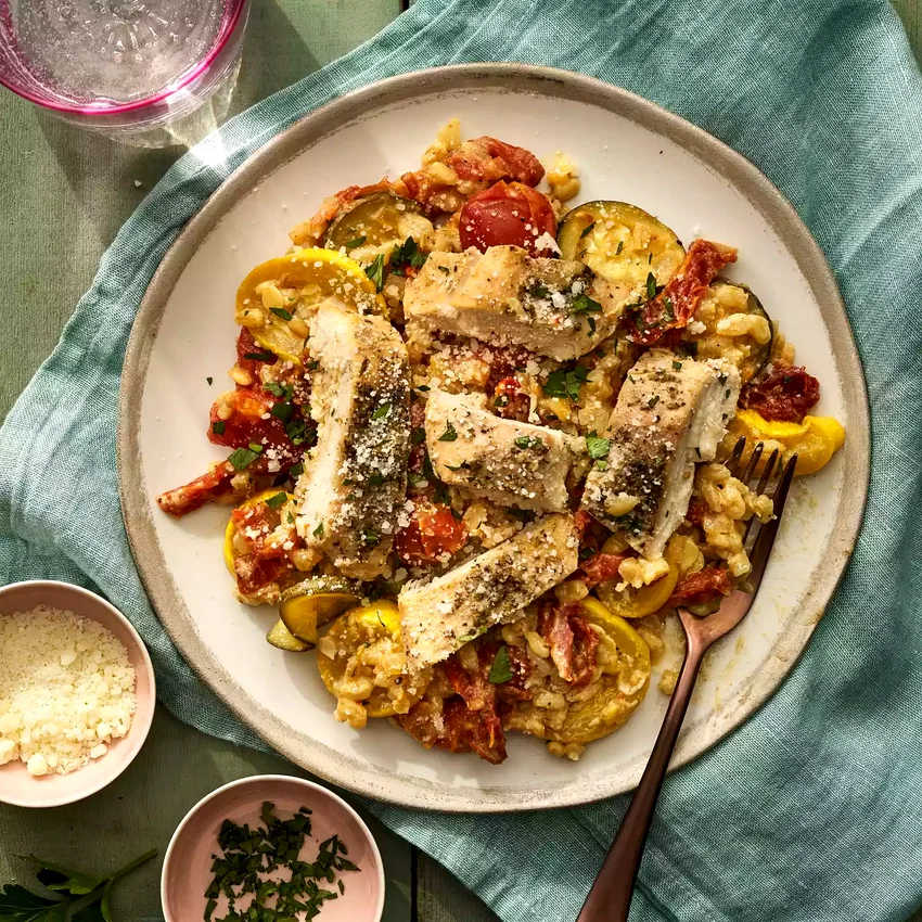 Slow-Cooker Marry Me Chicken with Barley