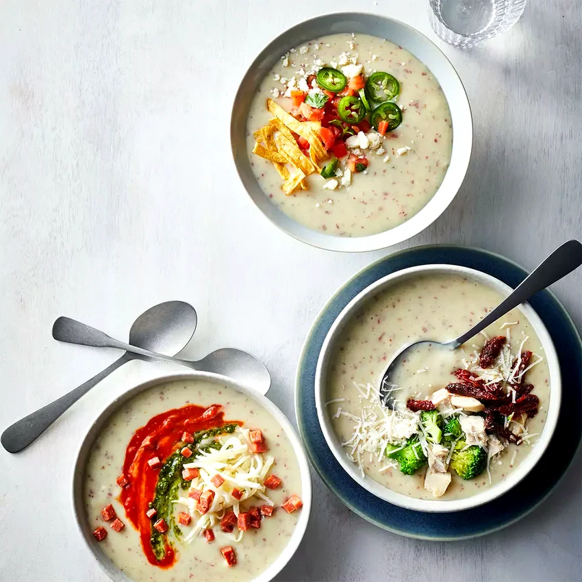 Slow-Cooker Potato Soup Four Ways