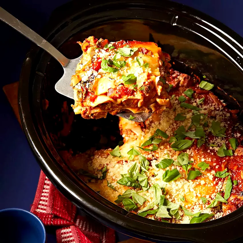 Slow-Cooker Vegetable Lasagna