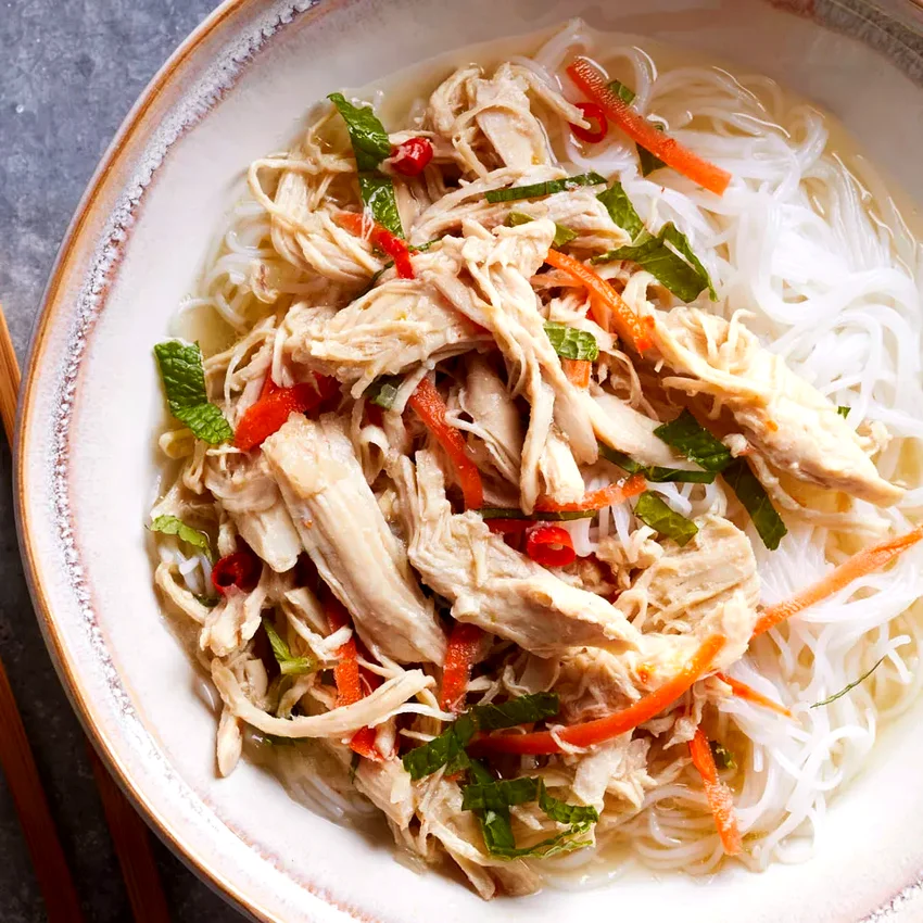 Slow-Cooker Vietnamese Pulled Chicken