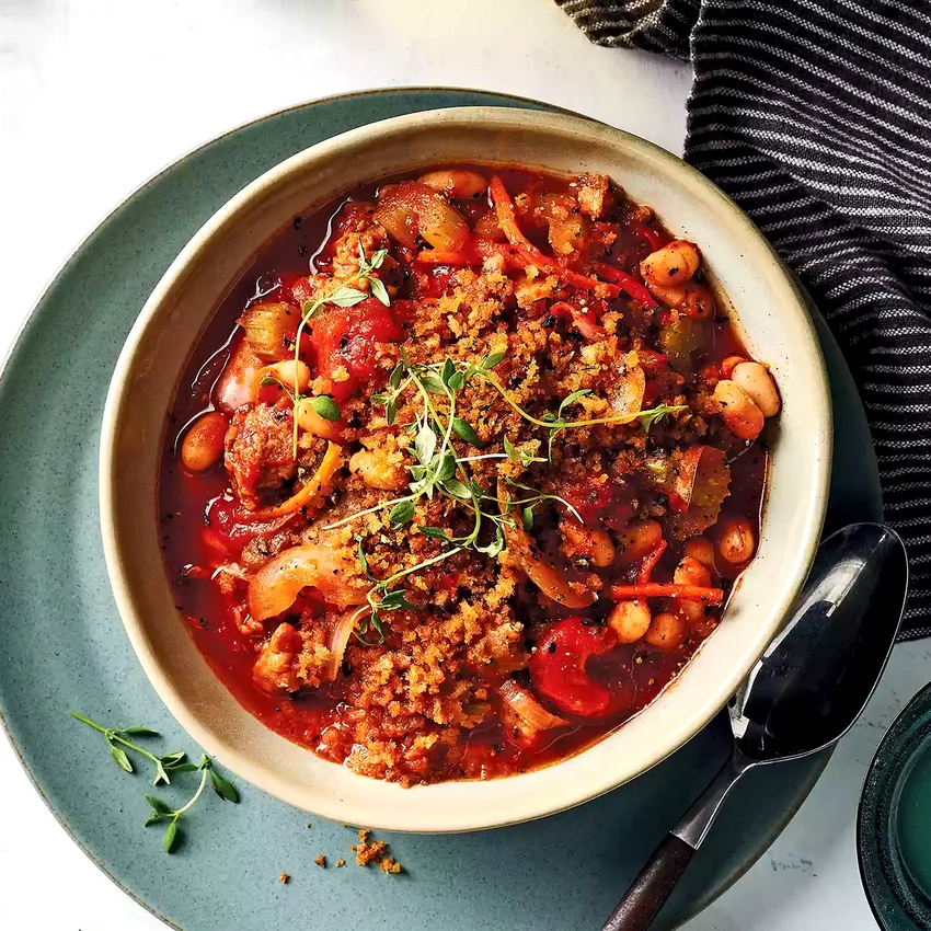 Slow-Cooker White Bean & Sausage Cassoulet