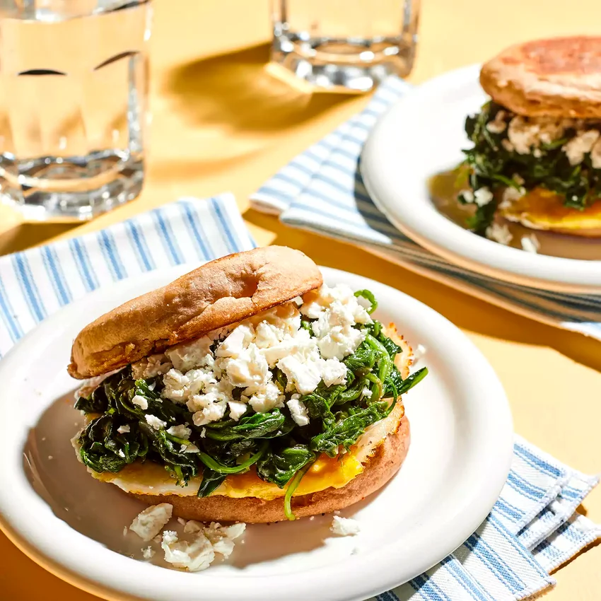 Spanakopita Breakfast Sandwiches