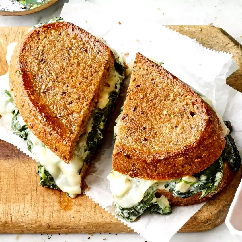 Spanakopita Grilled Cheese Sandwiches