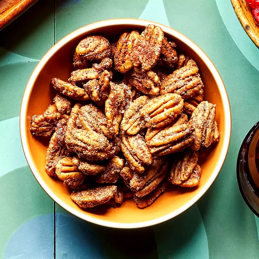 Spiced Candied Pecans